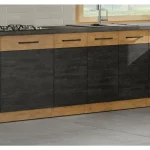 Kuhinjski blok LONDON 260 . Kuhinjski blok LONDON 260 je narejen iz kvalitetne laminirane plošče, debeline 16 mm in je oblečena v dekor, kateri jo ščiti