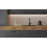 Kuhinjski blok LONDON 360 . Kuhinjski blok LONDON 360 je narejen iz kvalitetne laminirane plošče, debeline 16 mm in je oblečena v dekor, kateri jo ščiti