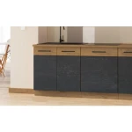 Kuhinjski blok LONDON 360 . Kuhinjski blok LONDON 360 je narejen iz kvalitetne laminirane plošče, debeline 16 mm in je oblečena v dekor, kateri jo ščiti