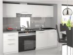 Osvežite svojo kuhinjo s kvalitetnim in modernim kuhinjskim blokom NIVES 180. Dobavljiv je v treh različnih barvah kuhinjskih elementov. Delovni pult ni v
