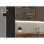 Kuhinjski blok OMIA 260 2 . Kuhinja OMIA 260 2 je kuhinja, katera bo prinesla svežino v vaš dom. Dobavljiva je v moderni taupe/hrast barvi. Debelina