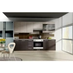 Kuhinjski blok ONIX 260 . Kuhinjski blok ONIX 260 cm je dobavljiva v javor/wenge barvi. Kuhinja je izdelana iz oplemenitenih ivernih plošč debeline 16 mm in