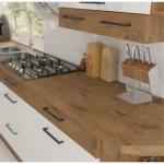 Kuhinjski blok PARIZ GLOS 240 cm . Kuhinja PARIZ GLOS 240 cm je kuhinja, katera bo prinesla svežino v vaš dom. Dobavljiva je v moderni sivi hrast barvi.