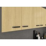 Kuhinjski blok RONA 260 . Kuhinjski blok RONA 260 cm je narejen iz kvalitetne laminirane plošče debeline 16 mm s ABS robovi. Debelina delovnega pulta je 38