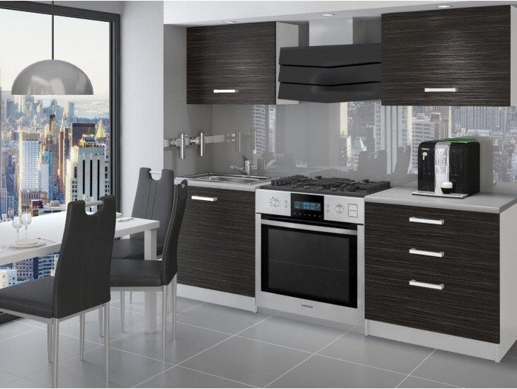 Popestrite izgled svoje kuhinje s kvalitetnim kuhinjskim blokom ROSE 120. Dobavljiv je v dveh barvah kuhinjskih elementov.Debelina kuhinjskega pulta je 3 cm.