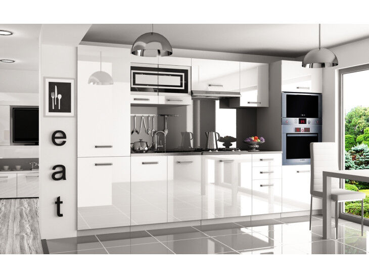 Eleganten kuhinjski blok SIA 300, ki bo zagotovo popestril vašo kuhinjo. Dobavljiv je v štirih različnih barvah kuhinjskih elementov. Delovni pult ni v enem