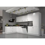 Kuhinjski blok SOFIA 190 x 350 . Kuhinjski blok SOFIA 190x350 cm je dobavljiva v beli barvi. Debelina delovnega pulta je 38 mm. Fronte kuhinje imajo MDF rob.