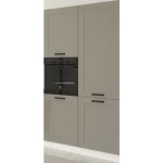 Kuhinjski blok TAJA 210 x 350 . Kuhinjski blok TAJA 210 x 350 cm je dobavljiva v taupe barvi. Debelina delovnega pulta je 38 mm. Fronte kuhinje imajo MDF rob.