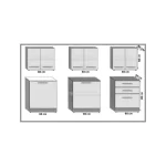 Popestrite svojo kuhinjo z modernim kuhinjskim blokom VEGA 180 v visokem sijaju. Dobavljiv je v treh različnih barvah kuhinjskih elementov. Delovni pult