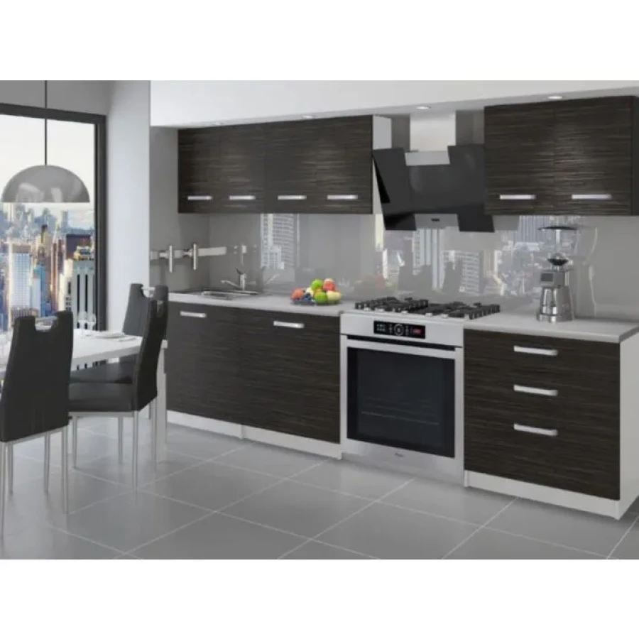 Kuhinjski blok VEGA 2 180 . Popestrite svojo kuhinjo z modernim kuhinjskim blokom VEGA 180 v visokem sijaju. Dobavljiv je v dveh različnih barvah kuhinjskih