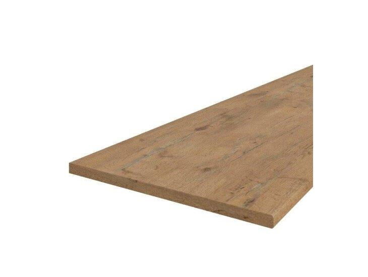 Kuhinjski pult HRAST Kuhinjski pult HRAST . Kuhinjski pult HRAST je dobro odporen na zunanje dejavnike, kot so praske, tekočine, udarci in toplota. Debelina plošče je 28 mm.