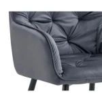 Kuhinjski stol ADO 2 velvet siva . Kuhinjski stol ADO 2 velvet siva je izdelan iz visoko kakovostne tkanine velvet. Močna stabilna kovinska konstrukcija mu