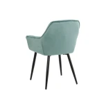 Kuhinjski stol ADO velvet mint . Kuhinjski stol ADO velvet mint je izdelan iz visoko kakovostne tkanine velvet. Močna stabilna kovinska konstrukcija mu