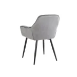 Kuhinjski stol ADO velvet siva je izdelan iz visoko kakovostne tkanine velvet. Močna stabilna kovinska konstrukcija mu zagotavlja vzdržljivost ter