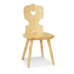 Kuhinjski stol ATENA . Stol ATENA je izdelan iz masivnega smrekovega lesa, zato je zelo kvaliteten in ima dolgo življensko dobo. Njegov dizajn se bo podal v