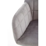 Kuhinjski stol BOBI1 . Kuhinjski stol BOBI1 je eleganten in udoben jedilni stol. Noge so izdelane iz kovine v črni barvi. Stol je udoben saj je oblazinjen v