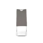 Kuhinjski stol CHIBA . Kuhinjski stol CHIBA je kvaliteten stilski stol, ki popestri vsako jedilnico. Podnožje je izdelano iz kovine v krom barvi. Sedišče in