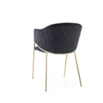 Kuhinjski stol ELTON . Kuhinjski stol ELTON s svojim modernim dizajnom daje prestižni videz. Sedišče je mehko in udobno saj je oblečeno v mehko žametno