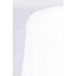 Kuhinjski stol IRI z . Kuhinjski stol IRI z ima noge iz jekla, naslonjalo in sedalni del pa sta plastična. Material: - Jeklo - Plastika Barva: - Bela