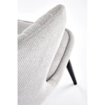 Kuhinjski stol KIMI - siva . Kuhinjski stol KIMI siva, je eleganten stol, ki s svojim dizajnom popestri vaš prostor. Stol je oblazinjen v temno bež blago,