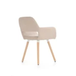 Kuhinjski stol KONDOR . Kuhinjski stol KONDOR je sodoben stol iz kvalitetnih materialov. Ogrodje ter nogice so narejene iz masivnega lesa, kar daje stolu