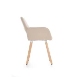 Kuhinjski stol KONDOR . Kuhinjski stol KONDOR je sodoben stol iz kvalitetnih materialov. Ogrodje ter nogice so narejene iz masivnega lesa, kar daje stolu