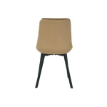 Kuhinjski stol LARA-LUX velvet beige . Kuhinjski stol LARA-LUX velvet beige je odlična rešitev za kombiniranje v minimalističen ali industrijski stil