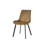 Kuhinjski stol LARA-LUX velvet beige . Kuhinjski stol LARA-LUX velvet beige je odlična rešitev za kombiniranje v minimalističen ali industrijski stil