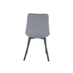 Kuhinjski stol LARA-LUX velvet siva . Kuhinjski stol LARA-LUX velvet siva je odlična rešitev za kombiniranje v minimalističen ali industrijski stil