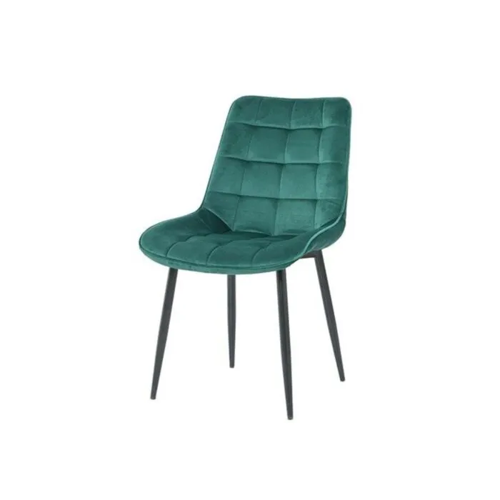 Kuhinjski stol LARA velvet zelena Kuhinjski stol LARA velvet zelena . Kuhinjski stol LARA velvet zelena je odlična rešitev za kombiniranje v minimalističen ali industrijski stil prostora.