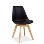 Kuhinjski stol RISS 3 bukev . Moderen stol RISS 3, kateri bo poživel vsako kuhinjo. Stol je zelo trpežen in stabilen saj je podnožje narejeno iz bukovega