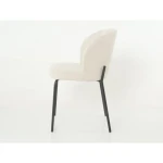 Kuhinjski stol TOMY . Kuhinjski stol TOMY je oblazinjen v kvalitetni beige tkanini. Močna stabilna kovinska konstrukcija mu zagotavlja vzdržljivost ter