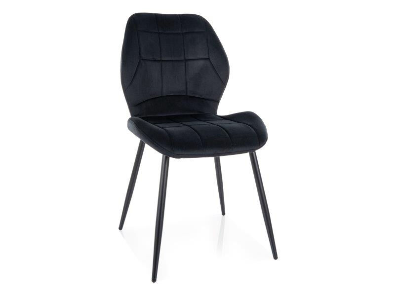 Kuhinjski stol VERACE LUX Kuhinjski stol VERACE LUX je privlačen in kvaliteten stol za vašo jedilnico s kovinskim črnim podnožjem. Kombinacija prešitega blaga s črnimi kovinskimi