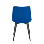 Kuhinjski stol VIKA modra . Kuhinjski stol VIKA velvet modra je odlična rešitev za kombiniranje v minimalističen ali industrijski stil prostora. Kombinacija