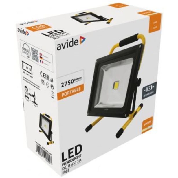 led-zunanji-reflektor-avide-led-50w-nw-4000k-2750lm-ip65-polnilni-3564206-1 LED ZUNANJI REFLEKTOR AVIDE LED 50W NW-4000K 2750LM IP65 POLNILNI - slika 2