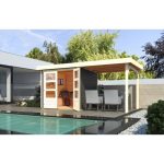 LESENA VRTNA HIŠKA KARIBU ASKOLA 2+PODALJŠEK STREHE ŠIRINE 2.40 M, SIVA - slika 11