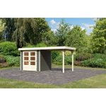 LESENA VRTNA HIŠKA KARIBU ASKOLA 2+PODALJŠEK STREHE ŠIRINE 2.40 M, SIVA - slika 12