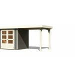 LESENA VRTNA HIŠKA KARIBU ASKOLA 2+PODALJŠEK STREHE ŠIRINE 2.40 M, SIVA - slika 14