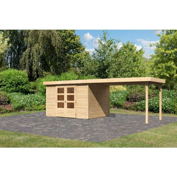 LESENA VRTNA HIŠKA KARIBU ASKOLA 5 302DX246GX211V '+ 280D 19MM BARVA LESA LESENA VRTNA HIŠKA KARIBU ASKOLA 5 302DX246GX211V '+ 280D 19MM BARVA LESA