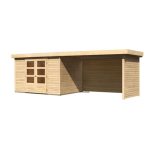 LESENA VRTNA HIŠKA KARIBU ASKOLA 5 S TERASO, STENO 298X211X242 +280 LES 19MM - slika 13