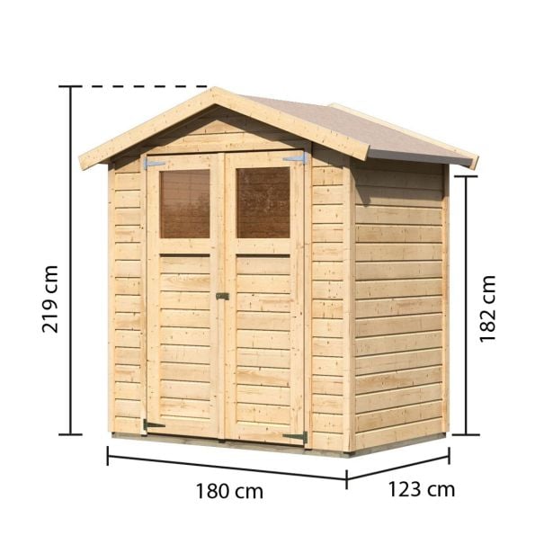 lesena-vrtna-hiska-karibu-dahme-1-180x123x222-3353271-2 LESENA VRTNA HIŠKA KARIBU DAHME 1 180X123X222 - slika 11