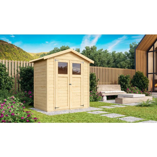 LESENA VRTNA HIŠKA KARIBU DAHME 1 180X123X222 LESENA VRTNA HIŠKA KARIBU DAHME 1 180X123X222