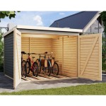 LESENA VRTNA HIŠKA KARIBU FAHRRADGARAGE 4 - slika 8