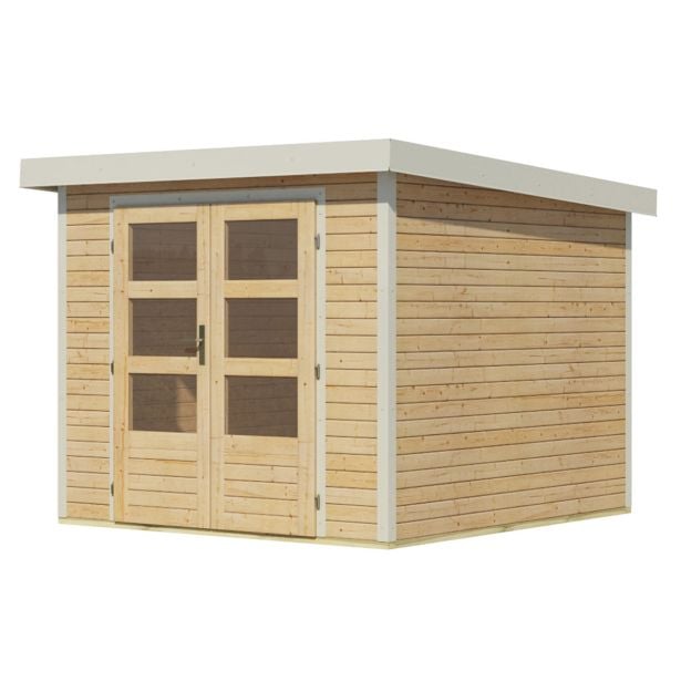 LESENA VRTNA HIŠKA KARIBU JUPITER 3.5 A NARAVNA 242X242X211 LESENA VRTNA HIŠKA KARIBU JUPITER 3.5 A NARAVNA 242X242X211