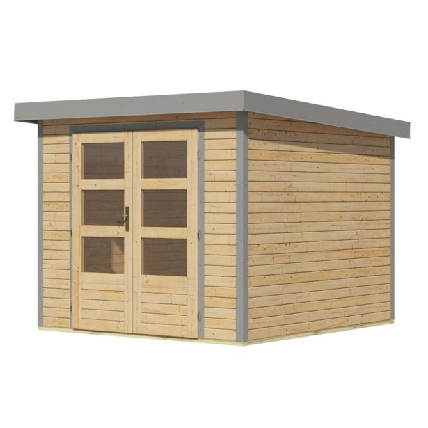 LESENA VRTNA HIŠKA KARIBU JUPITER 3.5 A NARAVNA 242X242X211 LESENA VRTNA HIŠKA KARIBU JUPITER 3.5 A NARAVNA 242X242X211