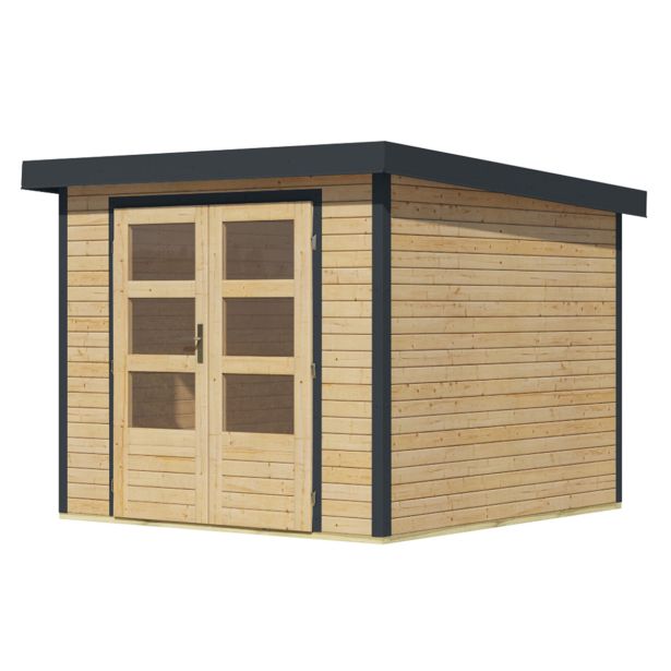 LESENA VRTNA HIŠKA KARIBU JUPITER 3.5 A NARAVNA 242X242X211 LESENA VRTNA HIŠKA KARIBU JUPITER 3.5 A NARAVNA 242X242X211