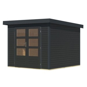 LESENA VRTNA HIŠKA KARIBU JUPITER 3.5 C 242X242X211 ANTRACIT