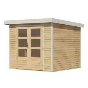 LESENA VRTNA HIŠKA KARIBU JUPITER 3 A NARAVNA 242X217X211