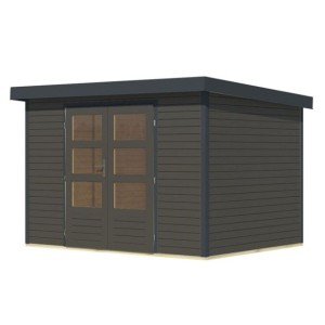 LESENA VRTNA HIŠKA KARIBU JUPITER 4 B 302X217X211 ANTRACIT