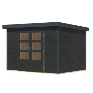 LESENA VRTNA HIŠKA KARIBU JUPITER 4 C 302X217X211 ANTRACIT